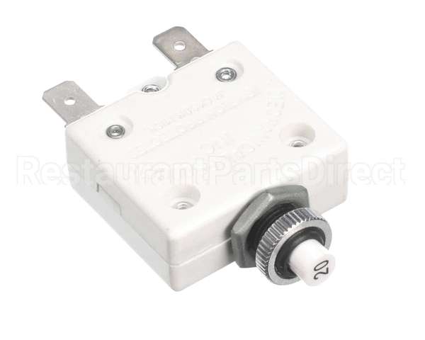 346-00058 Grindmaster Cecilware Breaker, 20A Panel Mount
