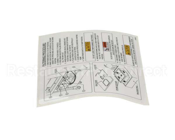35793 Henny Penny Label-Filter System