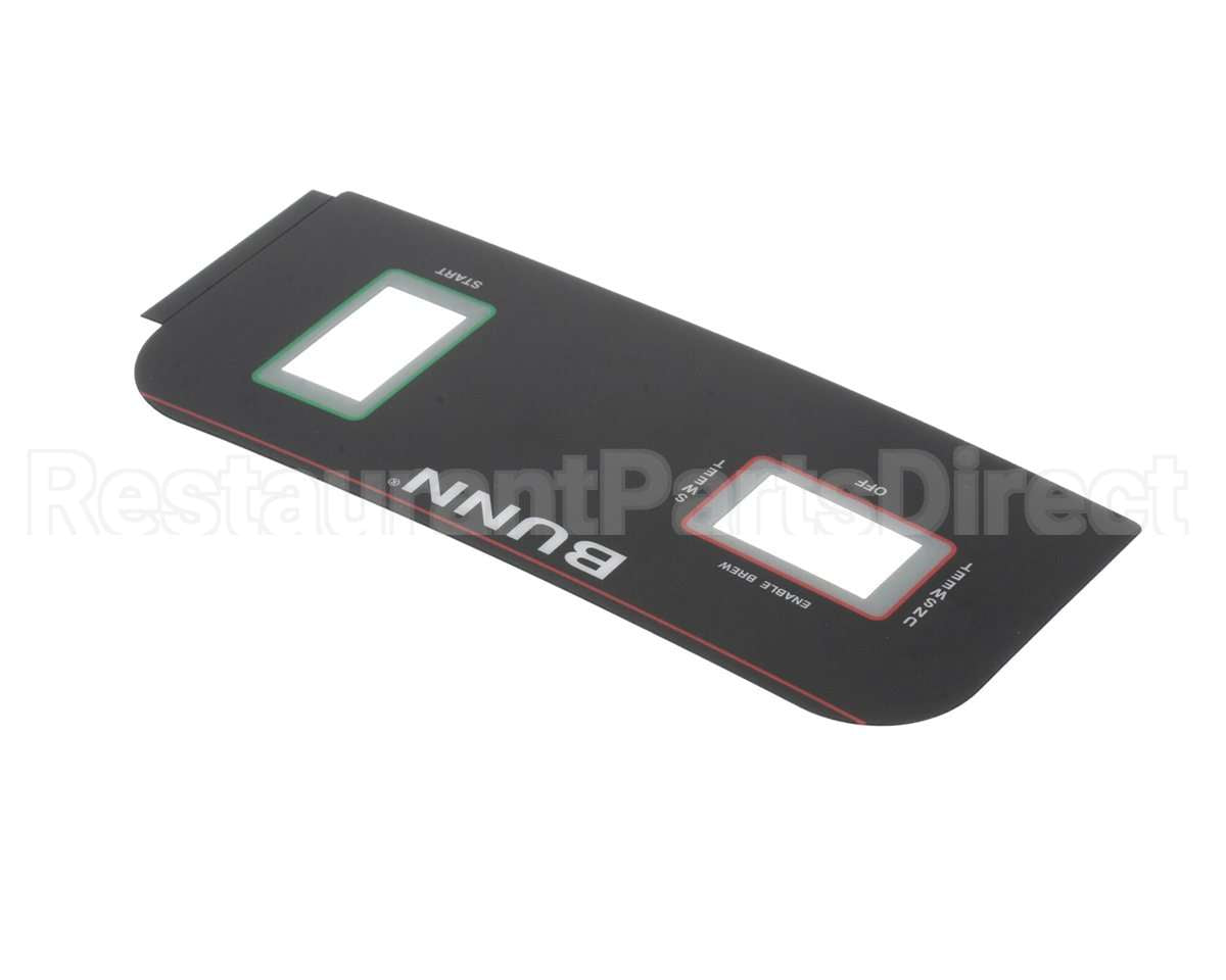 36590.0002 Bunn Decal, Cont Panel W/Sweetner