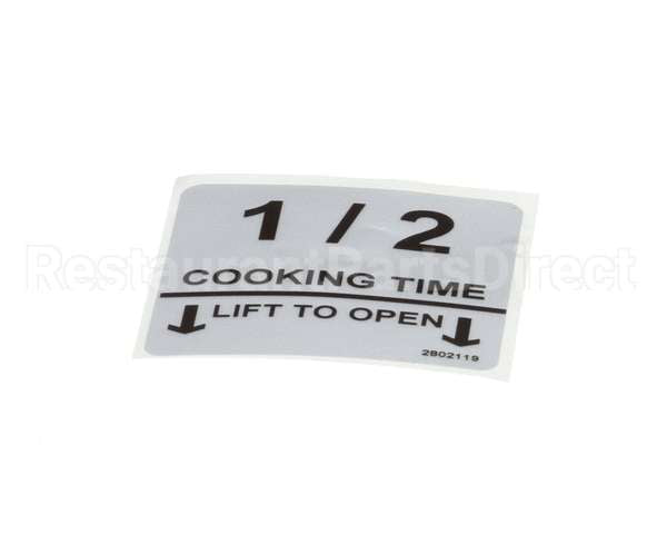 370032 Lincoln Label 1/2 Cooktime