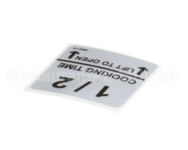 370032 Lincoln Label 1/2 Cooktime