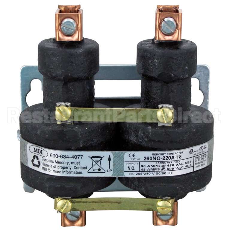 370485 Compatible Midwest Appliance Parts Mercury Contactor, 3 Pole