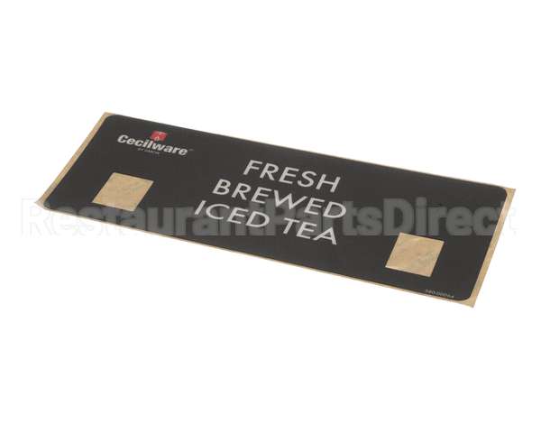 380-00064 Grindmaster Cecilware Label, Iced Tea - Ltb/Tb3