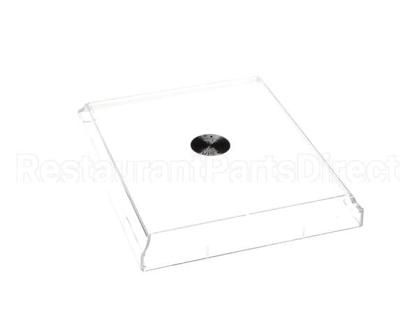 3802L-13 Vollrath Lid, Full Size Straw Boss Clr