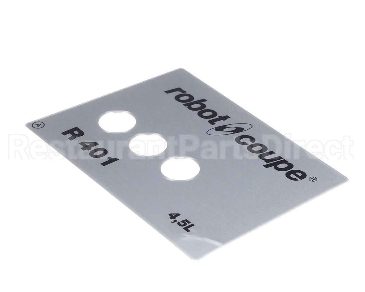 39803.0000 Robot Coupe Front Plate R401 Series A