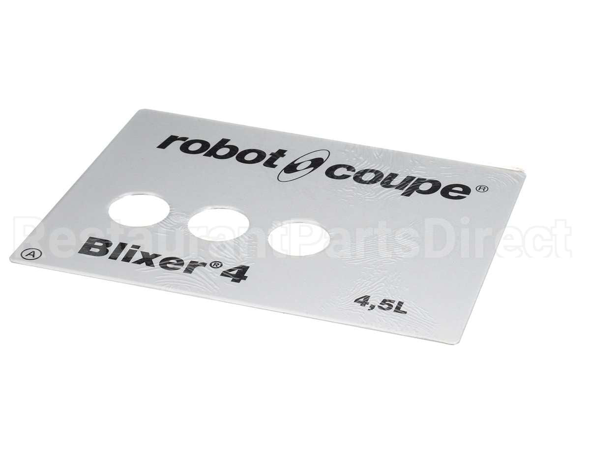 39809 Robot Coupe Front Plate Assembly