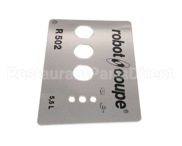 39818 Robot Coupe Front Plate Assembly R502E