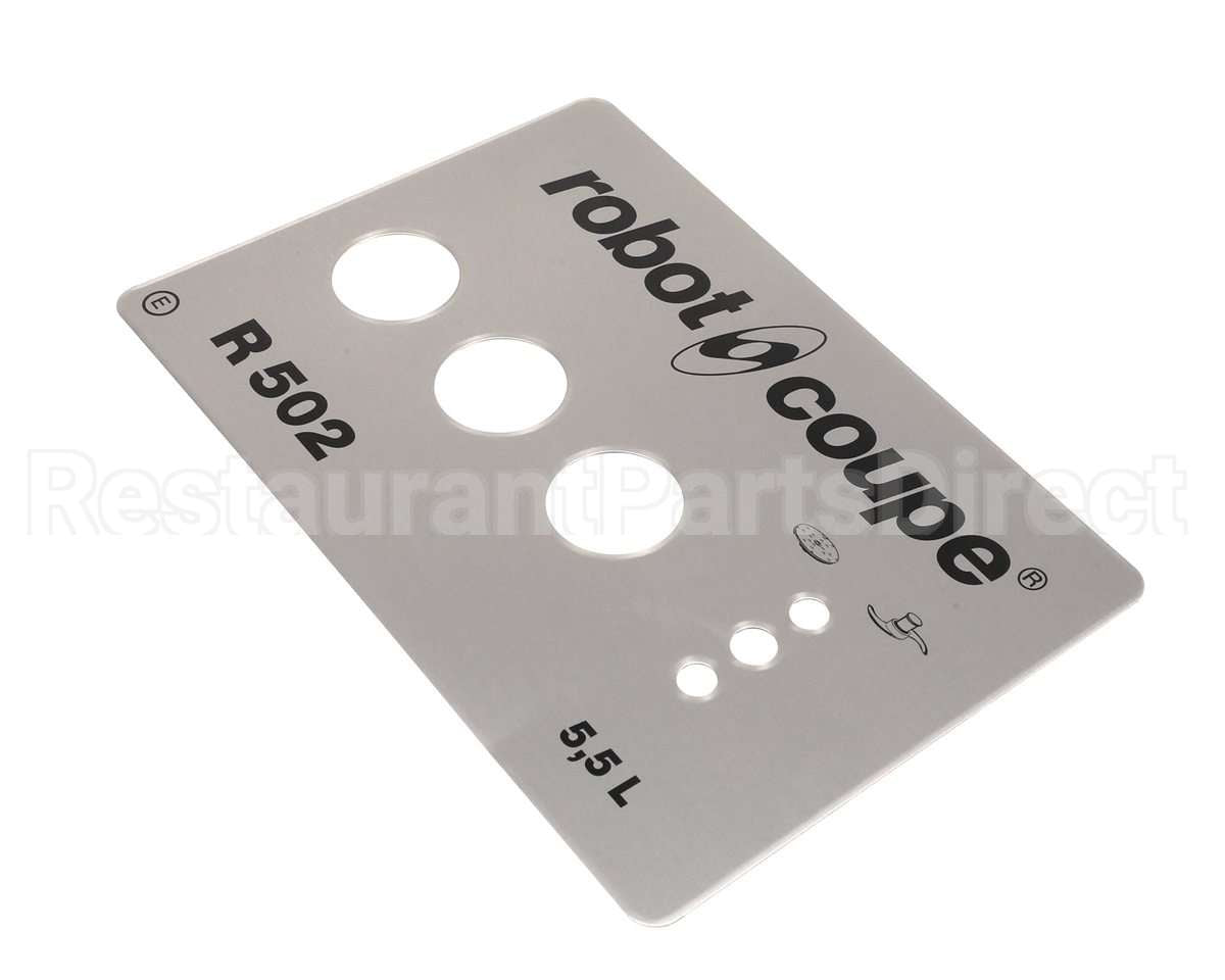 39818.0000 Robot Coupe Front Plate Assembly R502E