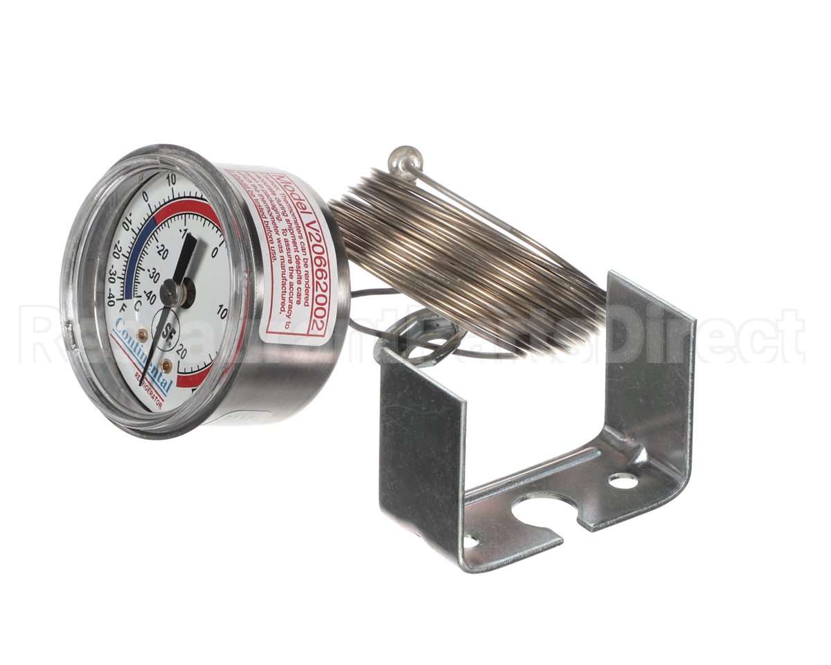 40098 Continental Refrigeration Thermometer, Dial (10 Ft. Cap)