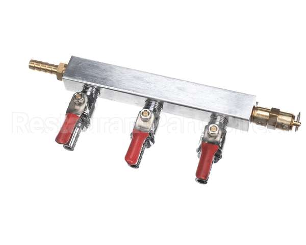 402-189A-- Beverage Air Co2 Distributor (3-Way) Brass