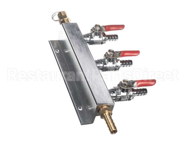402-189A-- Beverage Air Co2 Distributor (3-Way) Brass
