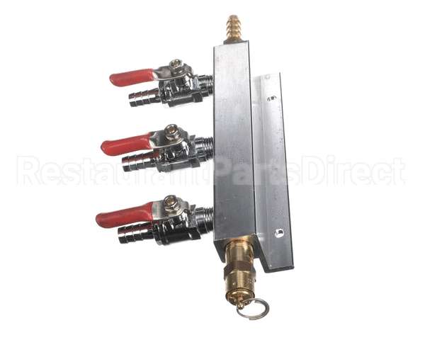 402-189A-- Beverage Air Co2 Distributor (3-Way) Brass