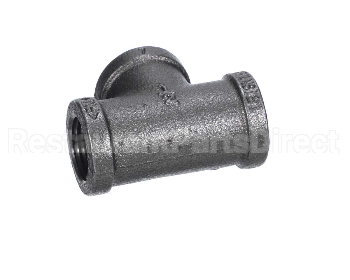 40296 Giles Tee,1/2 Npt Black Pipe