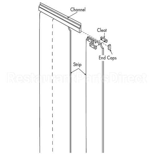 402SA8084490 Compatible Kason Kason - 401Sa8084490 Strip Curtain