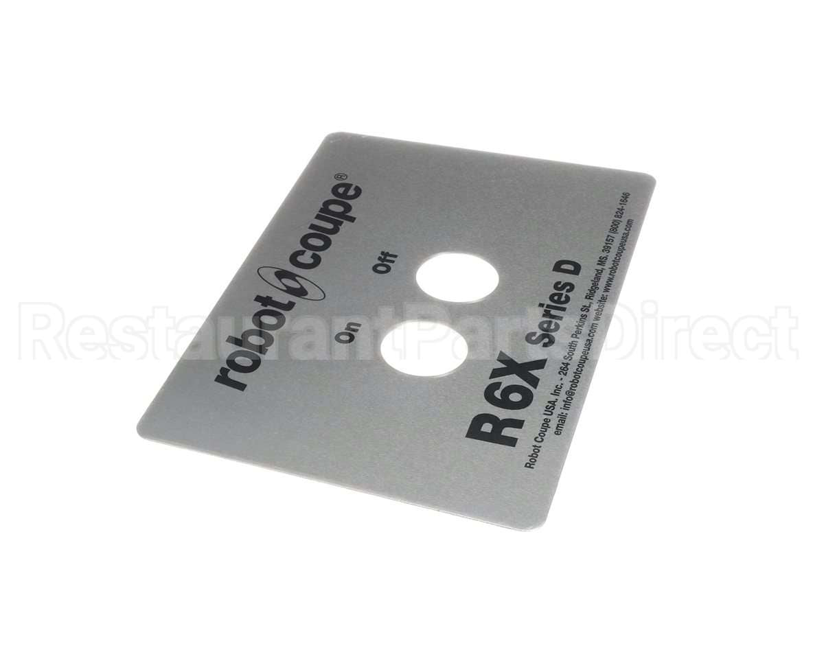 407233 Robot Coupe Front Plate R6X Series D