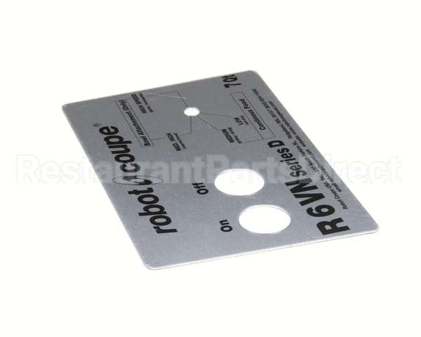 407235 Robot Coupe Front Plate R6Vn Series D