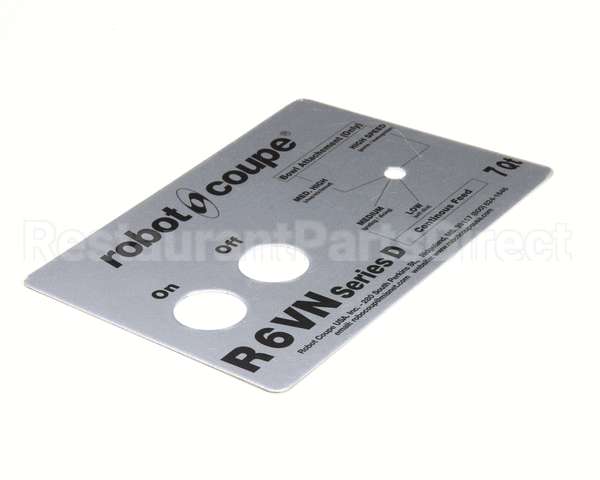 407235 Robot Coupe Front Plate R6Vn Series D