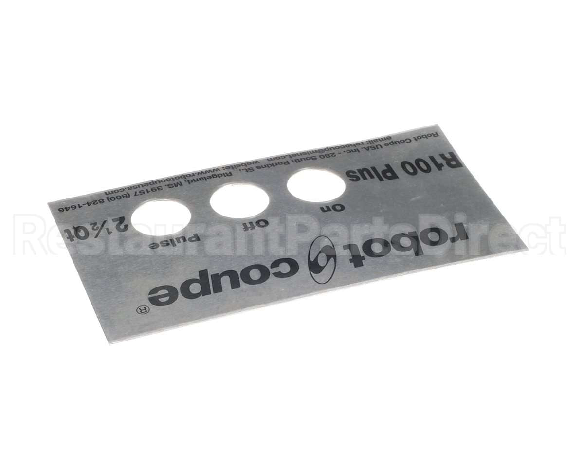407677 Robot Coupe Front Plate R100 Plus V2