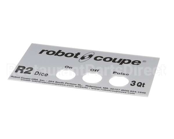 407902 Robot Coupe R2 Dice Front Plate