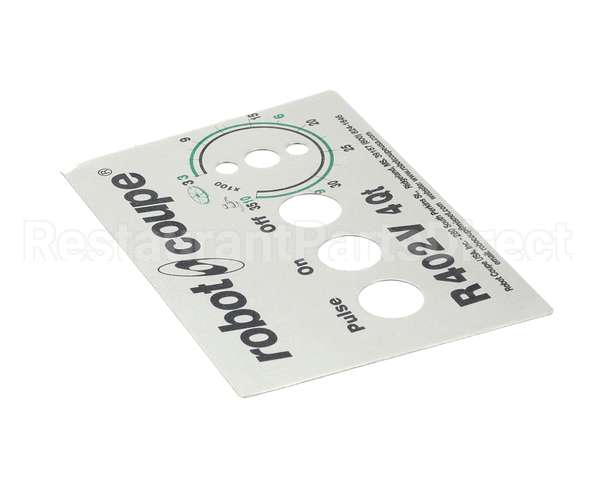 408006 Robot Coupe Data Plate R402V