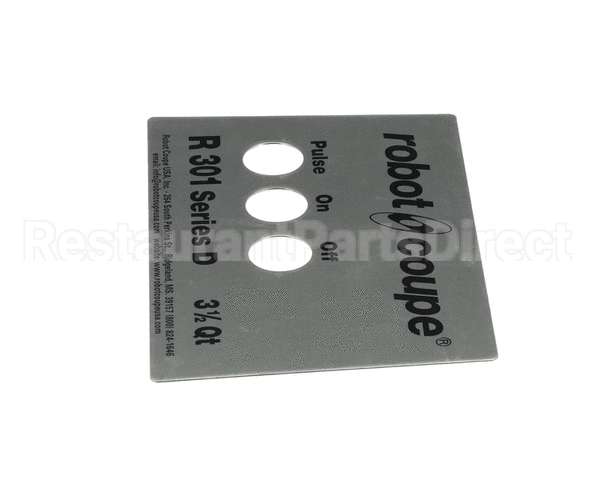 408016 Robot Coupe R301 Series D Front Plate
