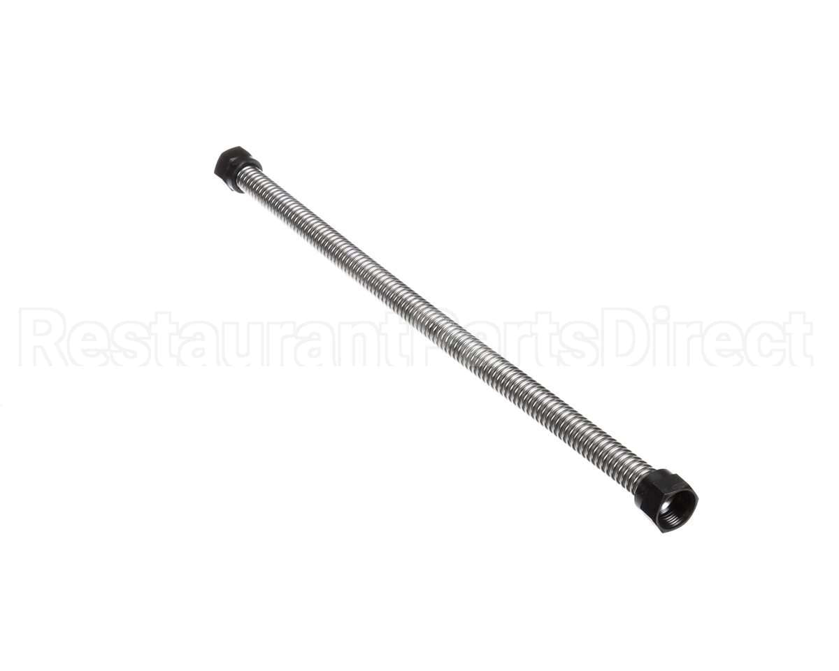 40907 Giles Corrugated Hose, 18-In, Ss, W/Nuts