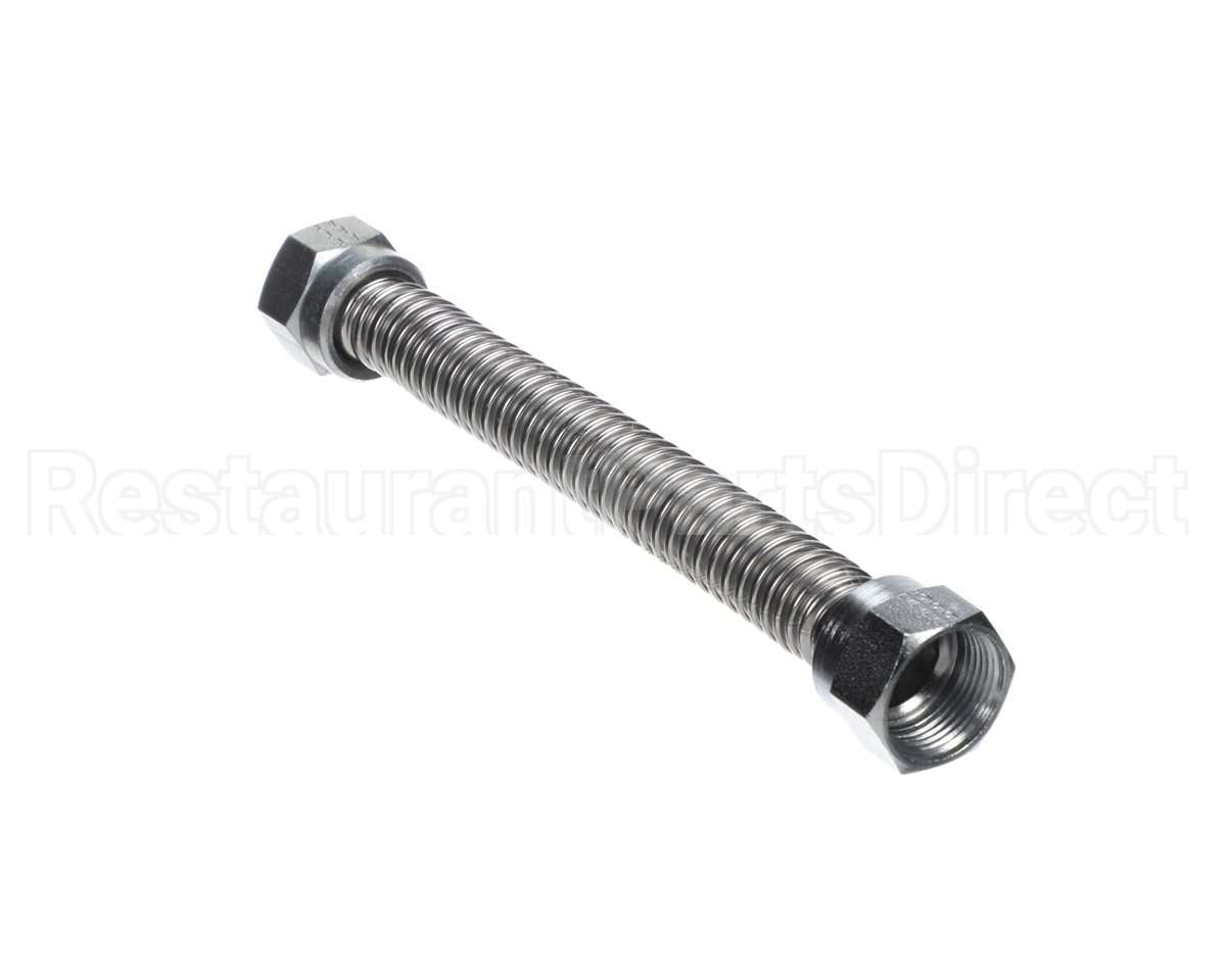 41079 Giles Hose, Corrugated, Ss, 1/2 Id X 8