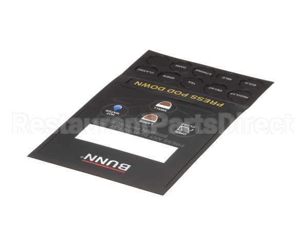 41145.0000 Bunn Decal Sheet,Switch/Flvr Labels