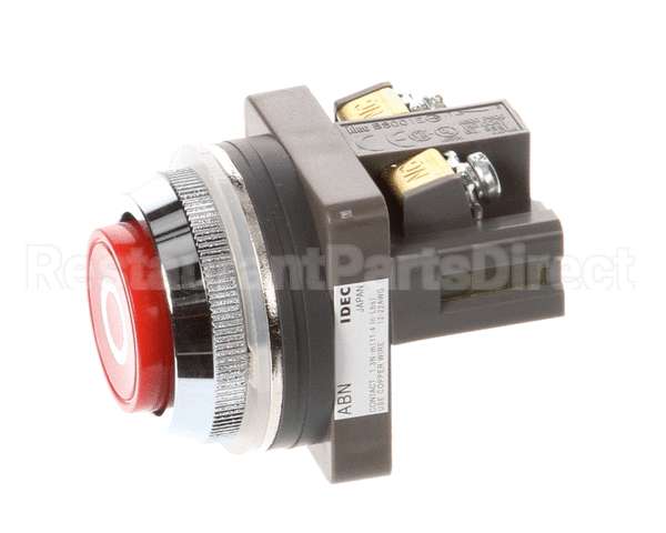 42MC-Y74 Biro Stp Btn, Red W/Ext Hd,Std Ring