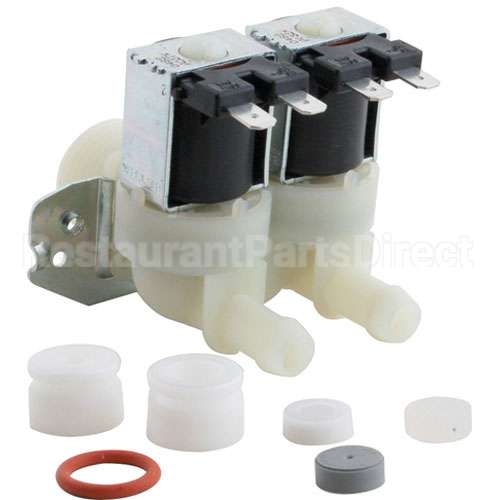 43041 Compatible Bunn Valve, Dual, 120V, Hose Thd