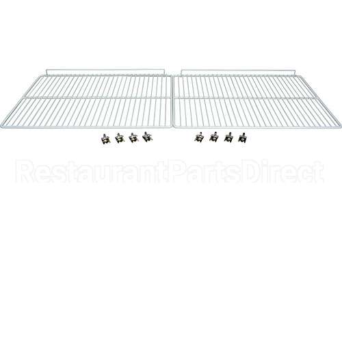 433681-2 Compatible Traulsen Shelf Kit Set Of 2, W/ C Lips