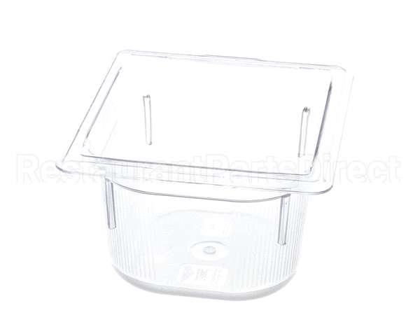 43581 Silver King Pan 1/6 Size 4 In Deep Plastic