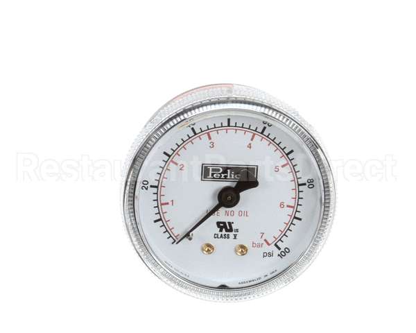 43670 Perlick Gauge, Pressure, 0-100 Psig