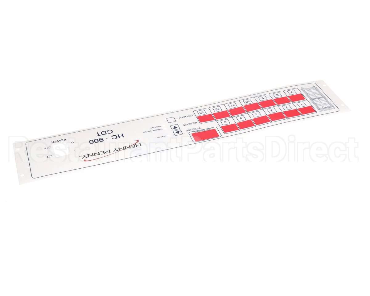 43952 Henny Penny Decal-Control Panel Kfc S