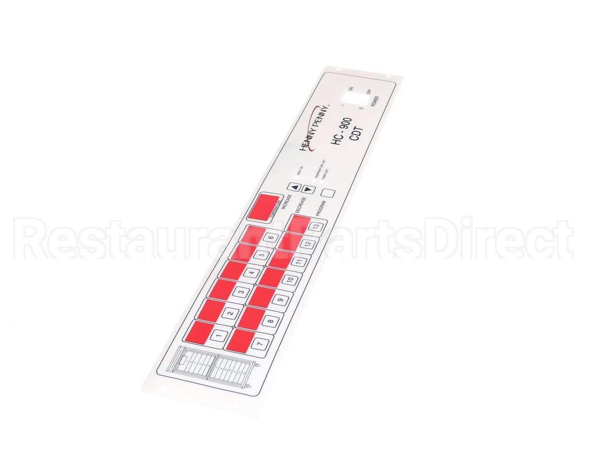 43952 Henny Penny Decal-Control Panel Kfc S