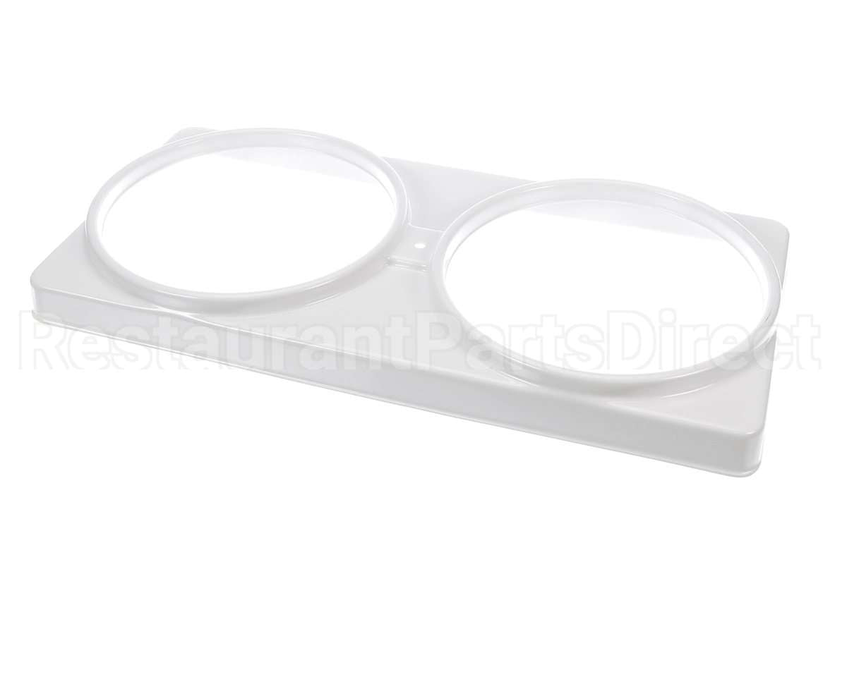 44-01139 Master-Bilt 2-Hole Can Holder Dd's White
