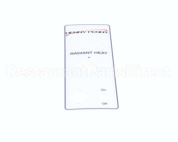 44009 Henny Penny Decal - Kfc Top Control Panel