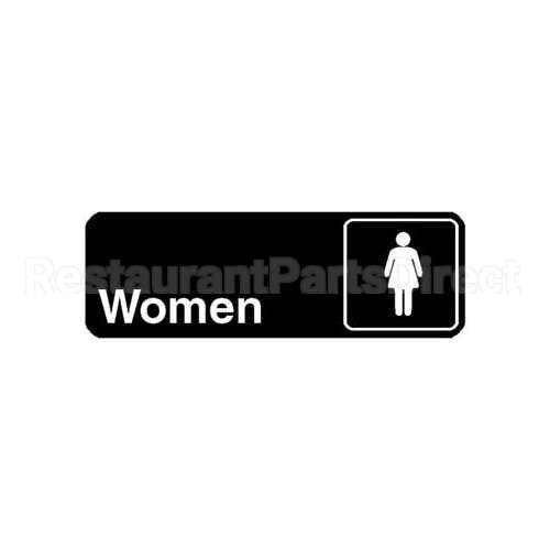 4516 Compatible Traex Sign, Women(Black, 3X9")