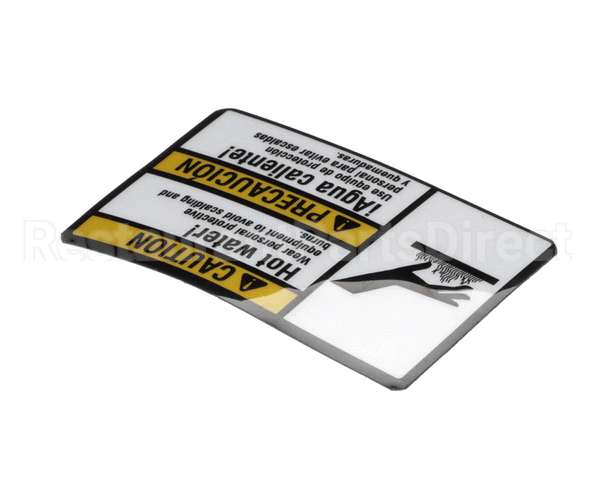45164 Power Soak Systems Label Caution Hot Water