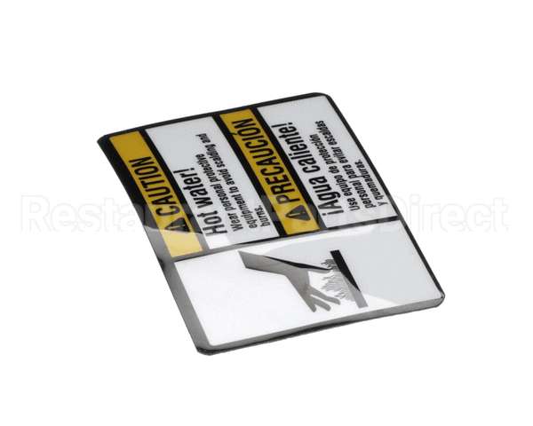 45164 Power Soak Systems Label Caution Hot Water
