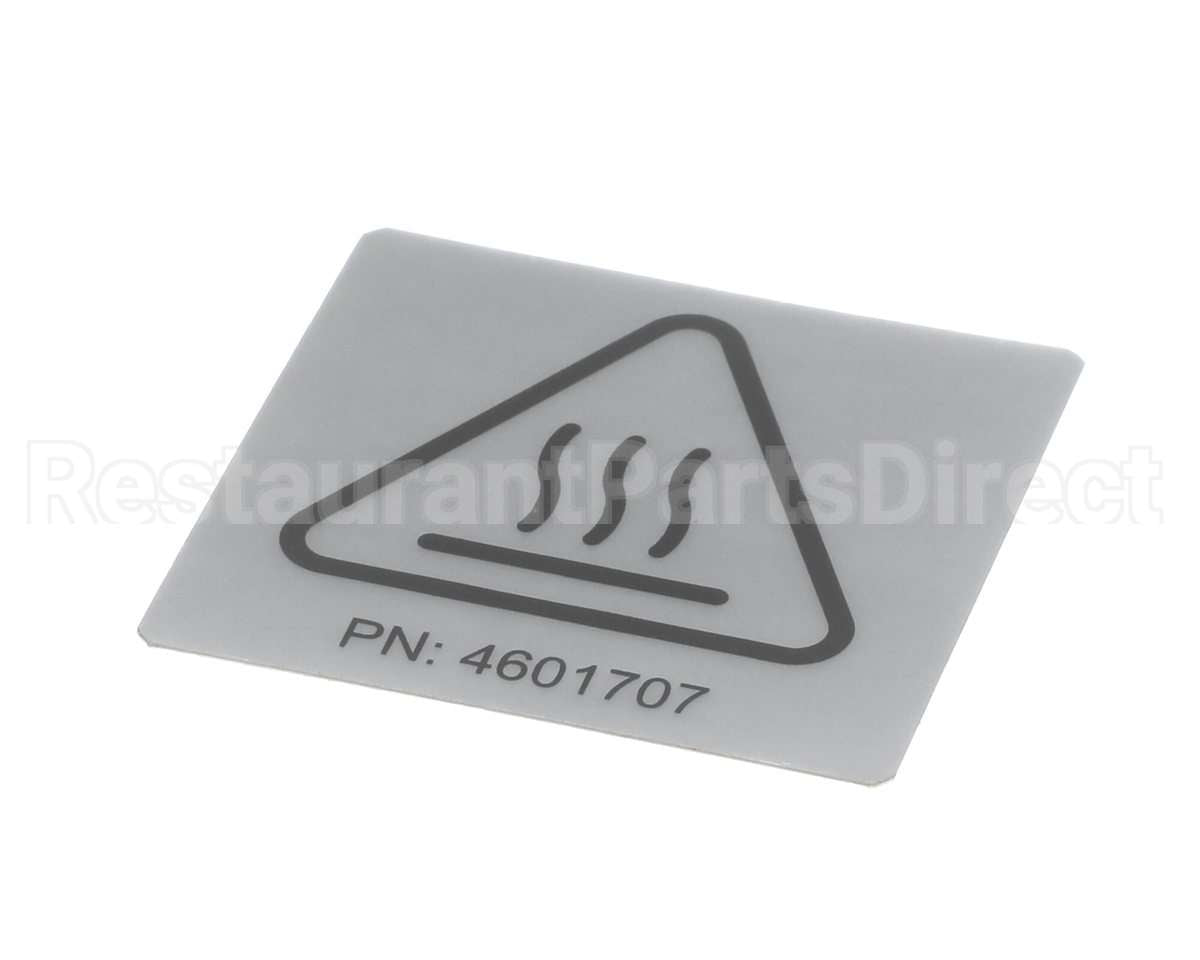 4601707 Garland Label - Iso Caution Hot