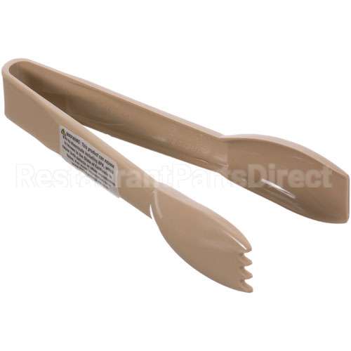 4606-06 Compatible Carlisle Foodservice Tongs - 6" Beige Plastic