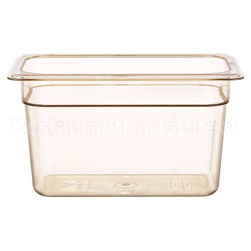 46HP-772 Compatible Cambro Pan, Food, H-Pan, 1/4, 6"D, Amber