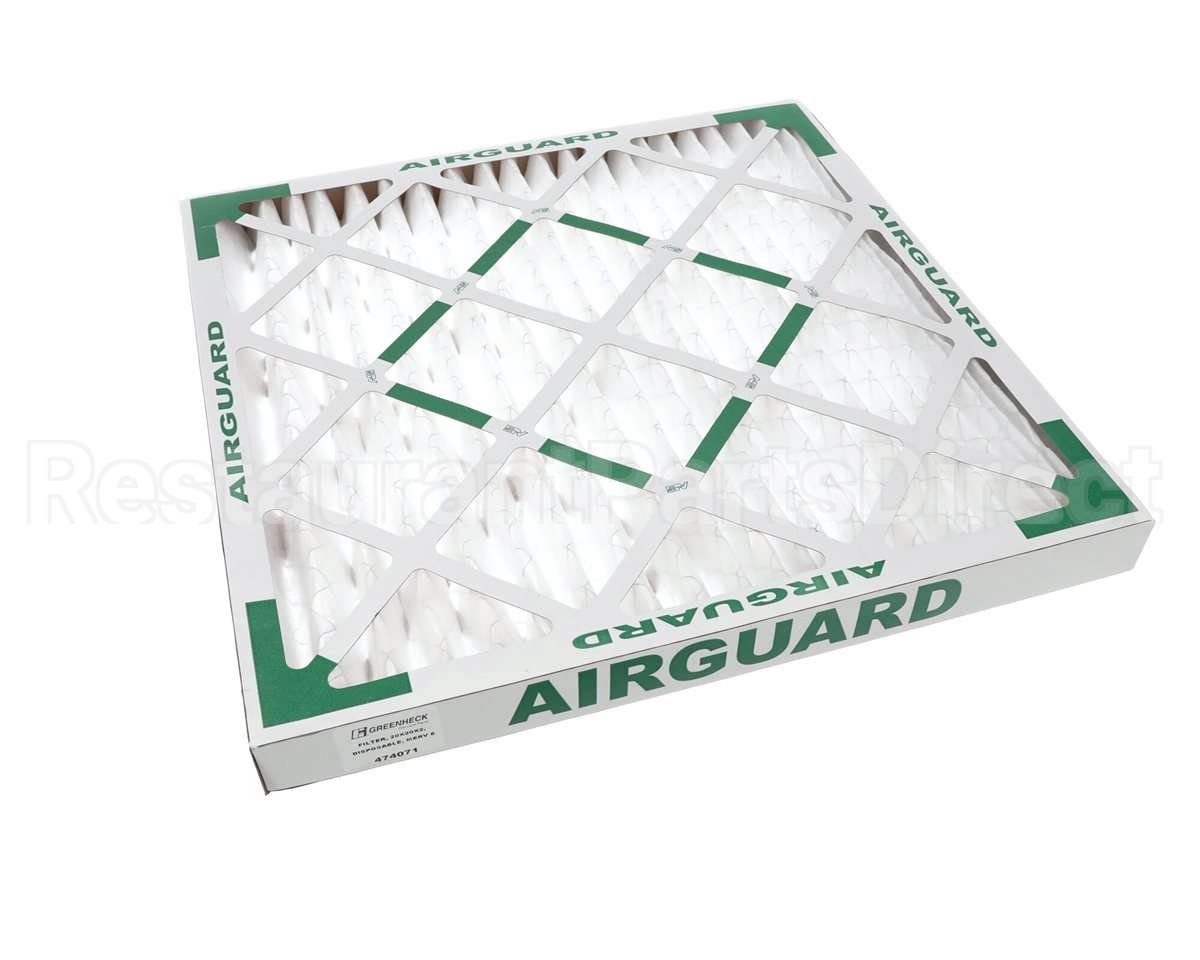 474071 Accurex Fl,Pltd,20X20X2,Merv 8,Hc,Wb