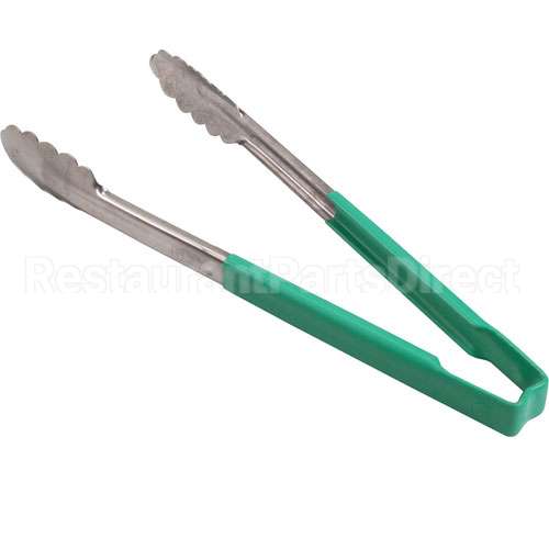 4781270 Compatible Vollrath Tong Green/Ss 12 In Scallop Grip