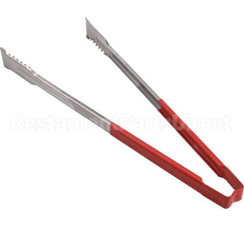 4791640 Compatible Vollrath Tong Red/Ss 16In Flat Grip
