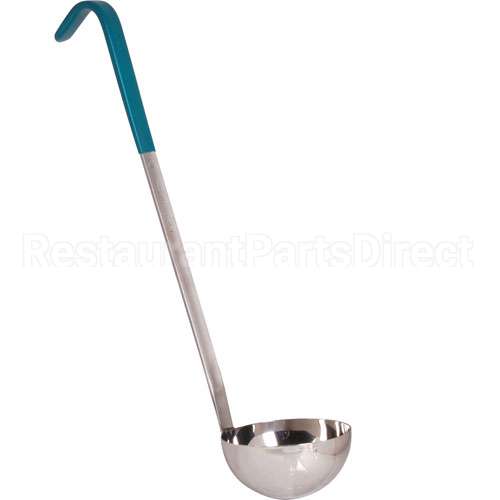 4980655 Compatible Vollrath Ladle, 6 Oz, S/S, Teal, 13"Hdl