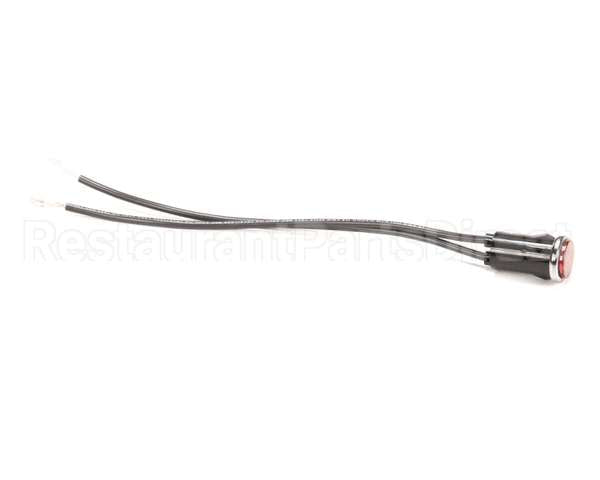 50-0030 Nu-Vu Light,Pilot,250V,Red Lexan