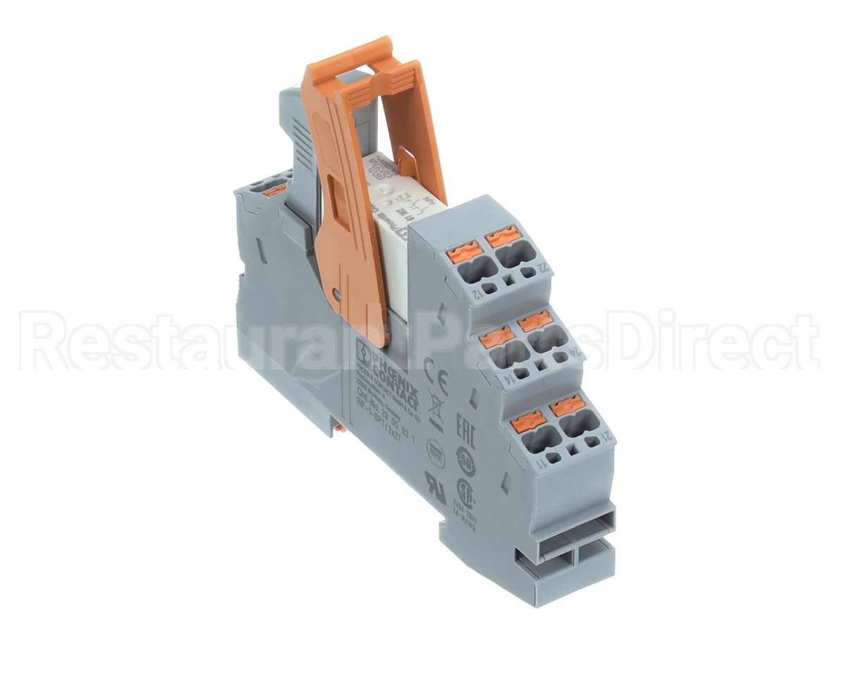 50-1596 Nu-Vu Relay Module,Dpdt,8A,24Vdc