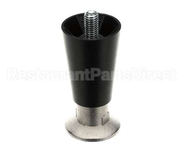 50206 Continental Refrigeration Legs, 4" Black (Adjustable Up To 5-1/4")